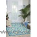 Waverly Sun n' Shade "Starry Eyed" Blue Indoor/Outdoor Area Rug WVY1835